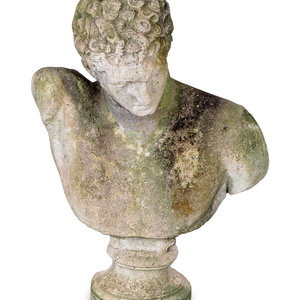A Cast Stone Bust of Hermes of 2abf94