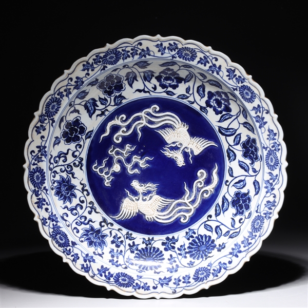 Elaborate Chinese blue and white 2abfc3