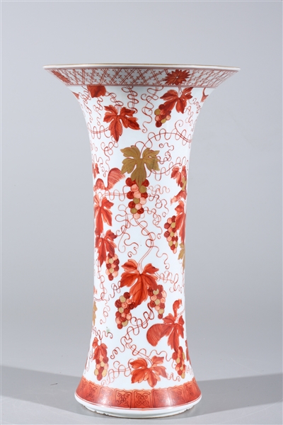 Chinese red and white porcelain