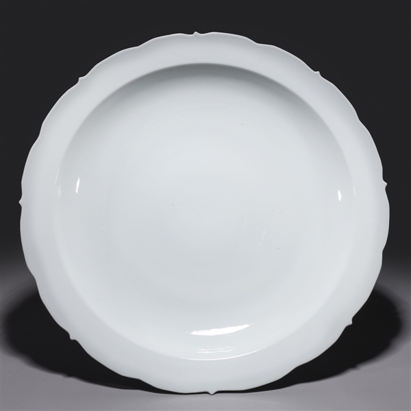 Large Chinese blanc de chine porcelain