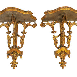 A Pair of George III Style Giltwood 2abfe1