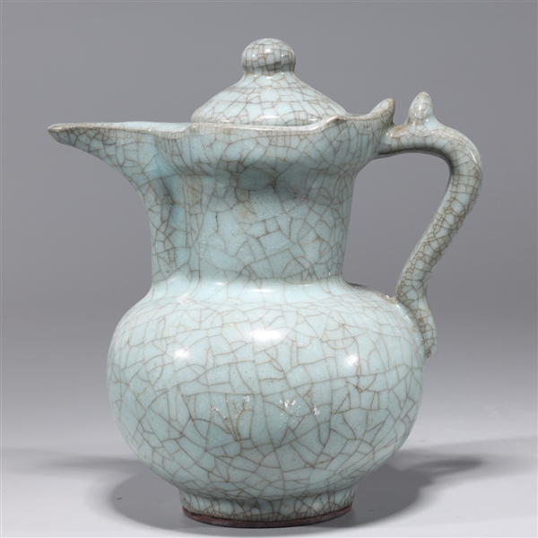 Chinese crackle glazed celadon