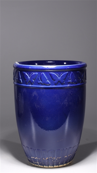 Chinese blue glazed porcelain planter 2ac03e