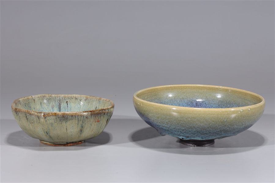 Two Chinese Song style junyao glazed 2ac098