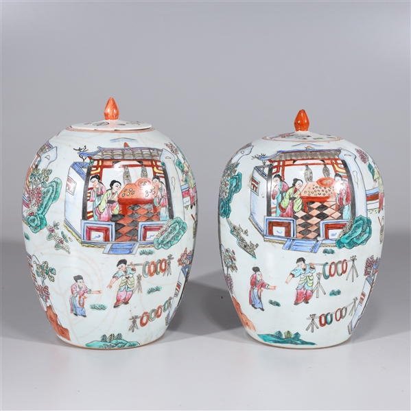 Two Chinese enameled porcelain 2ac0a0