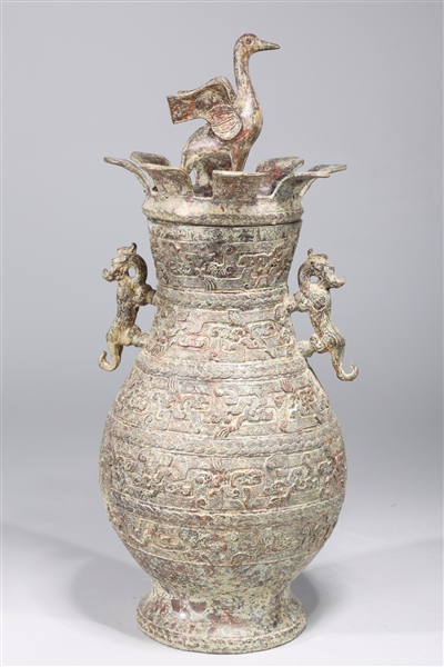 Chinese archaistic bronze covered