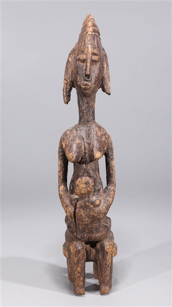 Carved wood African Dogon figure 2ac168