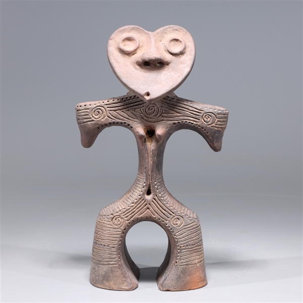 Jomon Dogu ceramic figure with 2ac180