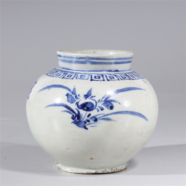 Korean ceramic blue and white glazed 2ac190