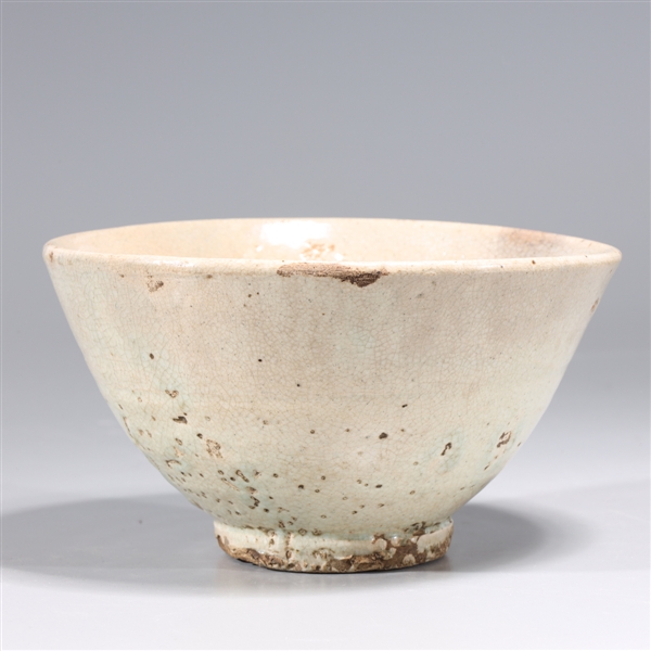 Korean glazed ceramic bowl as is 2ac1a1