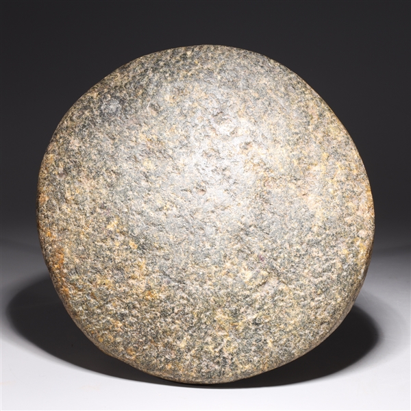 Chinese early style tripod grindstone;