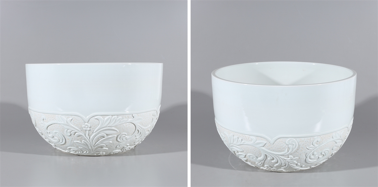 Pair of Chinese white glazed porcelain 2ac1e0