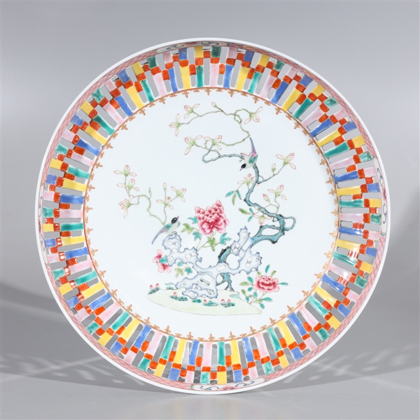 Chinese famille rose enameled porcelain