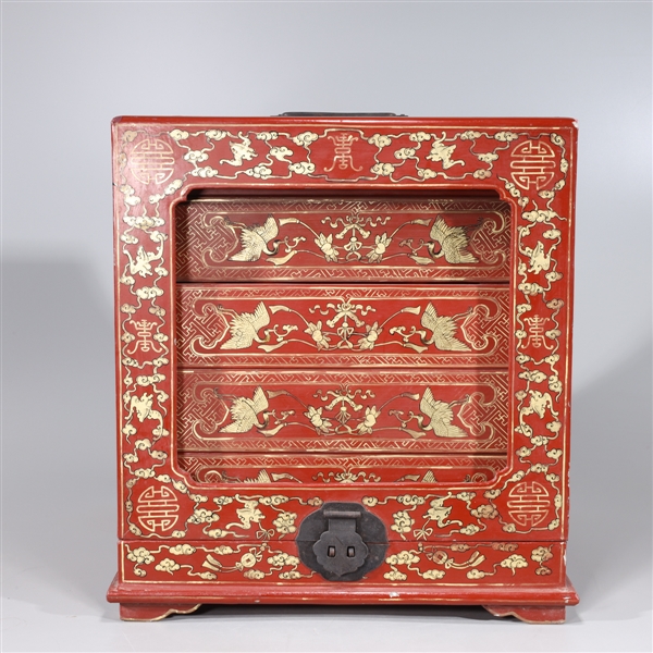 Chinese gilt lacquer stacking boxes 2ac214