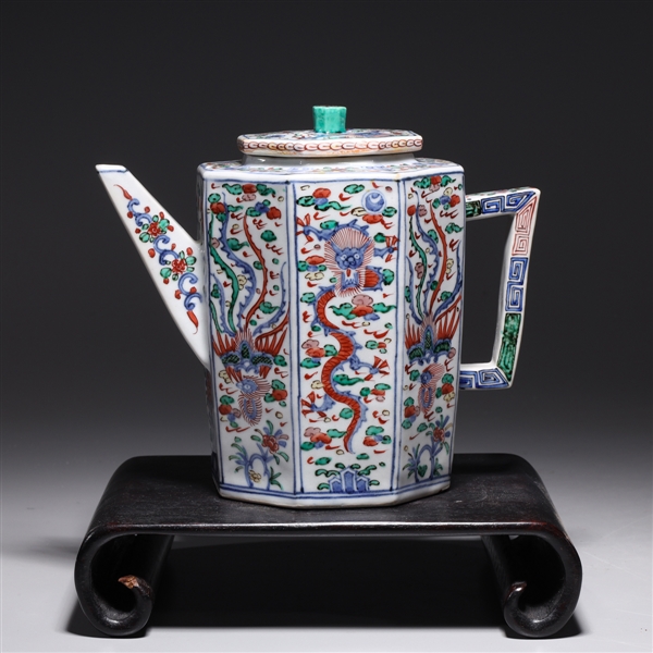 Chinese enameled porcelain covered