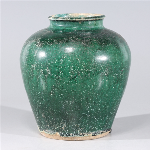 Chinese green glazed ceramic vase  2ac26a