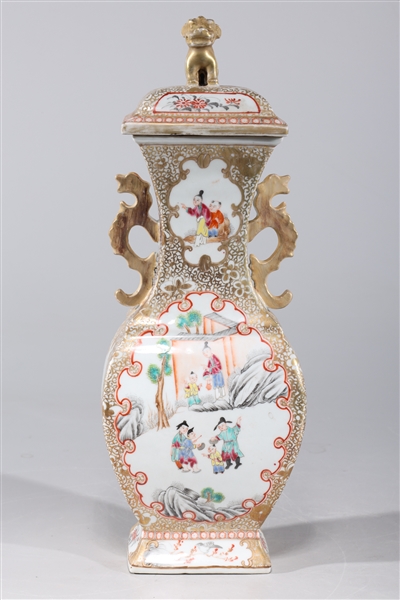 Chinese gilt porcelain covered