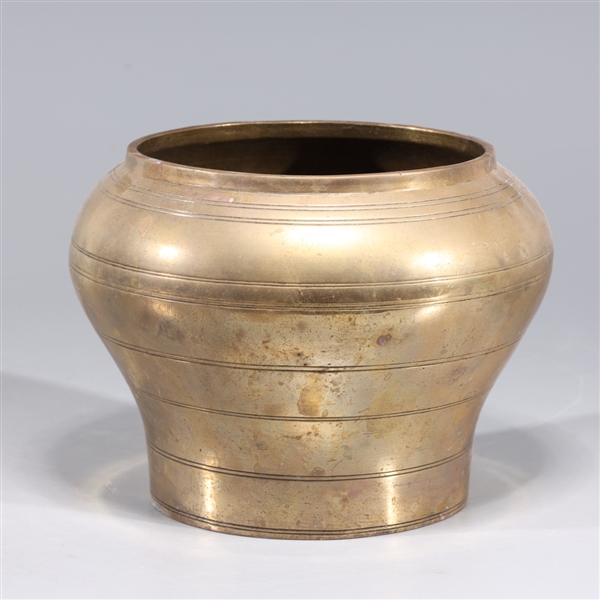 Antique Indian gilt metal vessel 2ac309