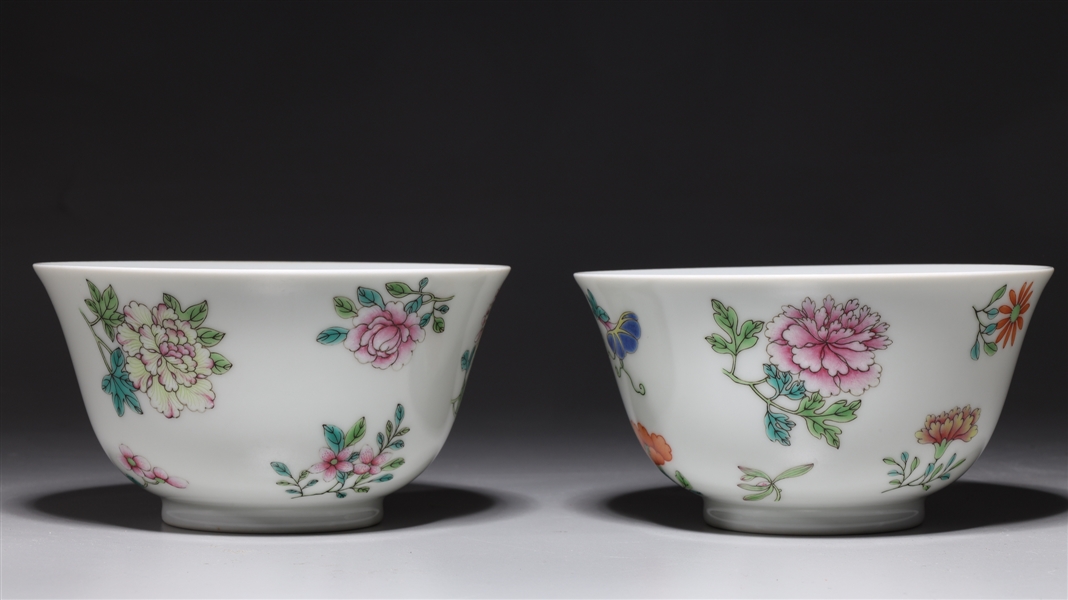 Pair of Chinese enameled porcelain 2ac324