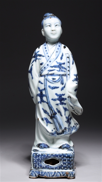 Chinese Blue and white standing 2ac33e