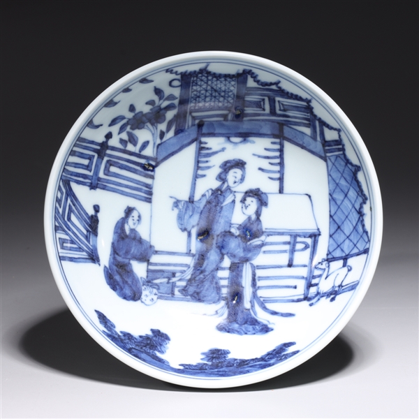 Chinese blue and white zhuge bowl