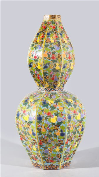 Chinese cloisonne-imitating double