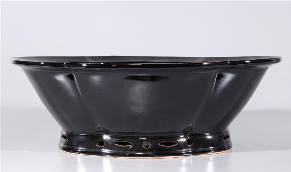 Large Chinese black glazed porcelain 2ac504