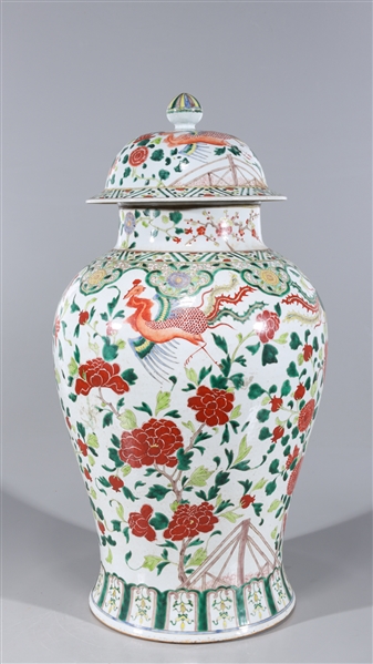 Large Chinese famille verte enameled 2ac508