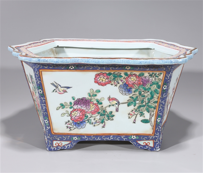 Pair of Chinese enameled porcelain