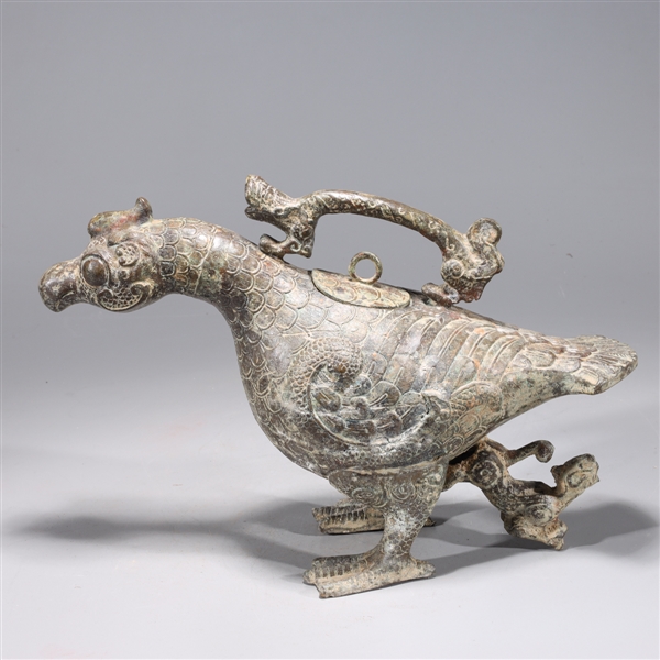 Chinese archaistic bronze bird