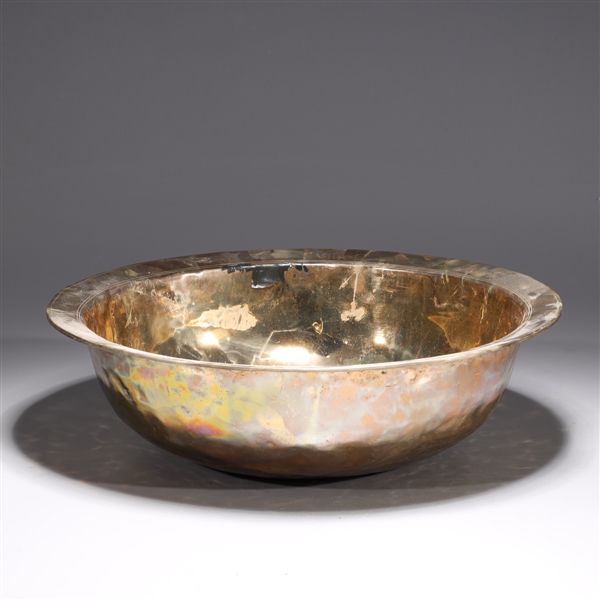 Indian Hammered Copper Bowl, with a