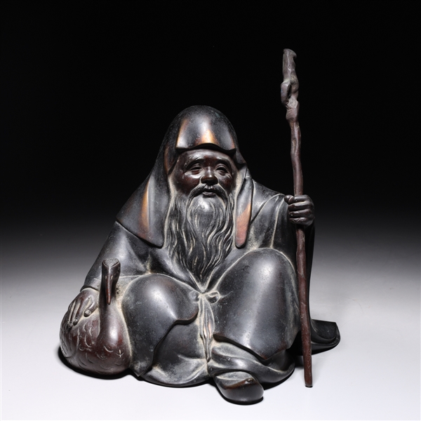 Antique Japanese bronze metal figure 2ac5ad