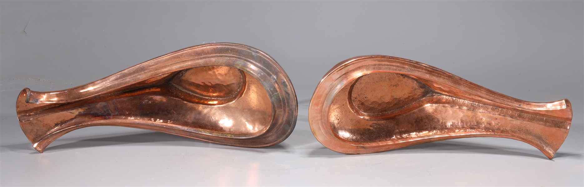 A pair of Yondi Hindi copper water