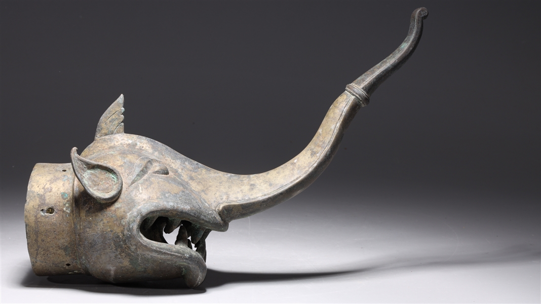 Antique Indian bronze metal beast 2ac5b9