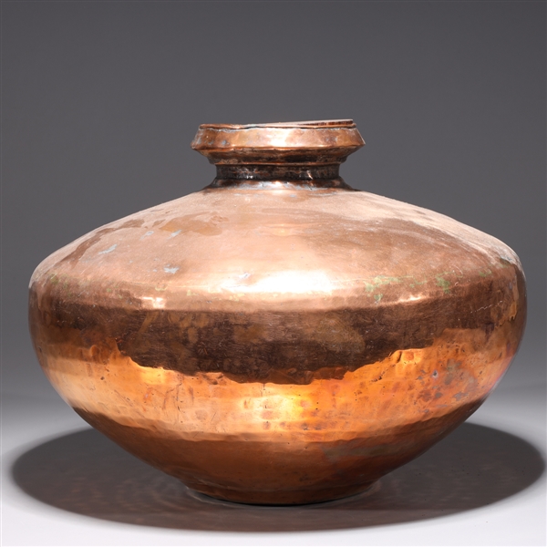 Large antique Indian copper metal
