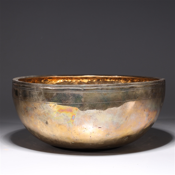 Antique Indian gilt metal bowl 2ac5c9