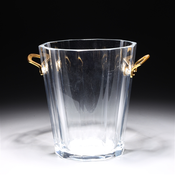 Baccarat crystal ice bucket with