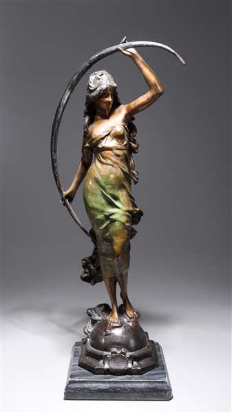 Bronze sculpture after August Moreau