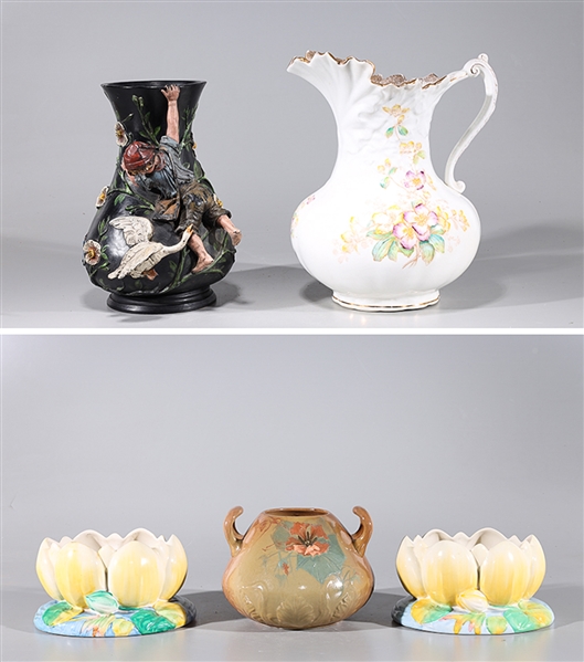 Group of five European ceramics 2ac69a