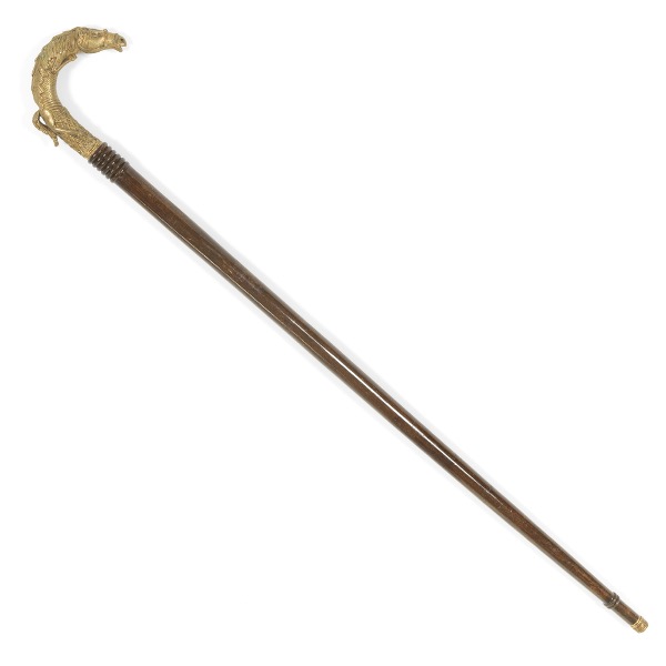 CAST BRASS EQUESTRIAN WALKING STICK 2af049