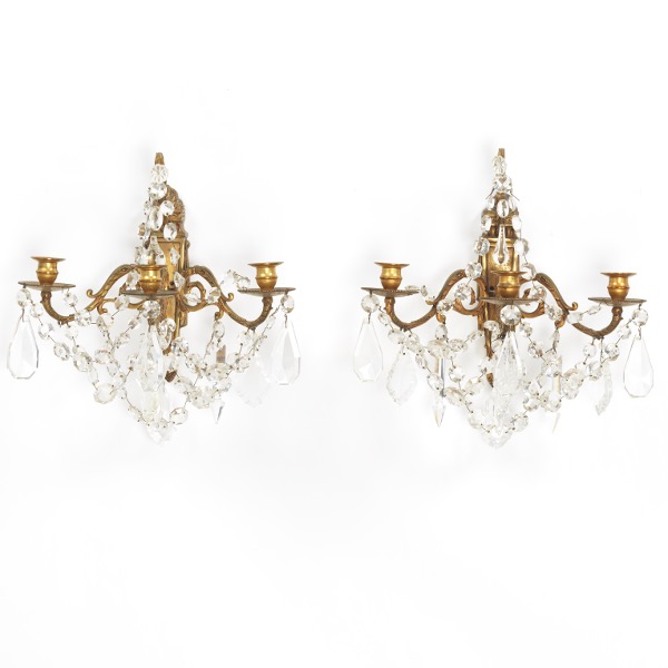 NEOCLASSICAL CANDELABRA WALL SCONCES 2af044