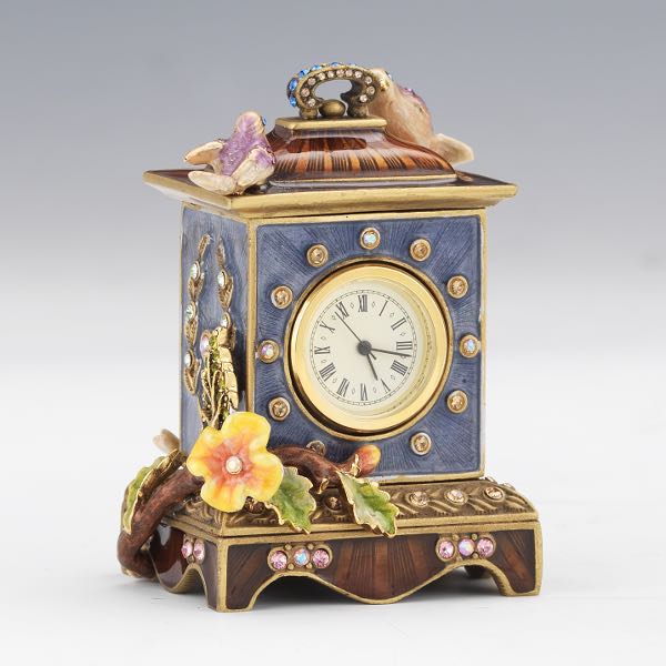JAY STRONGWATER MINIATURE CLOCK 2af063
