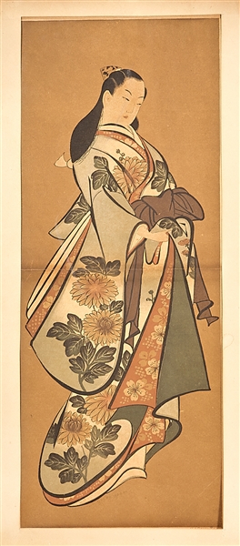 Two Japanese woodblock prints,