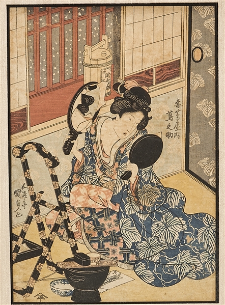 Japanese woodblock print by Gototei