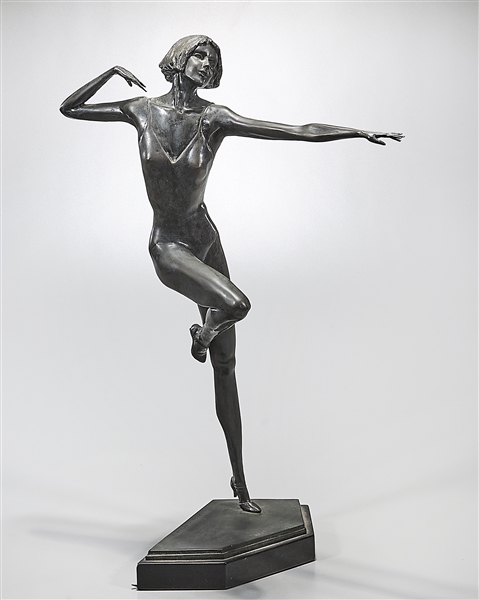 Bronze sculpture of a woman dancer  2af13d