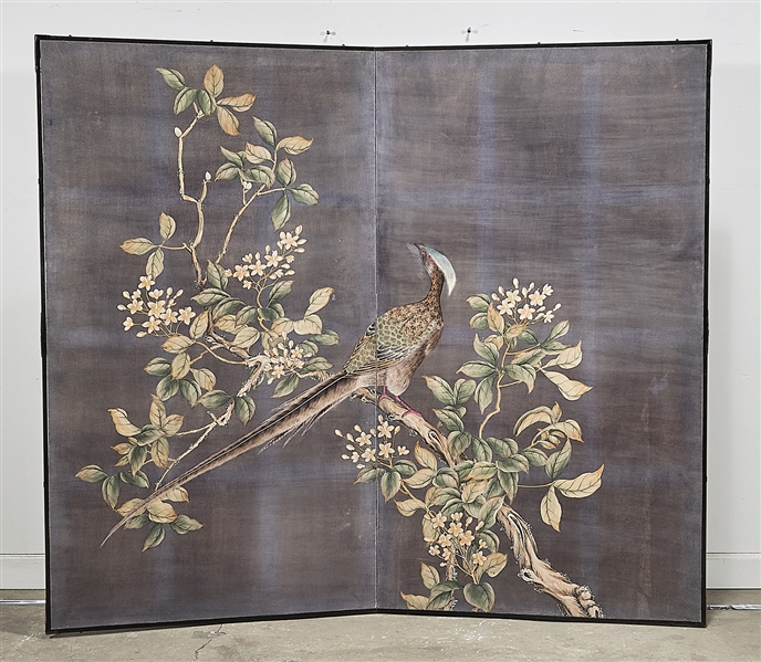 Chinese painted paper screen depicting 2af1f6