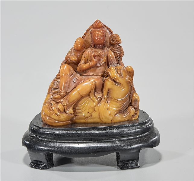 Chinese shoushan stone seal depicting