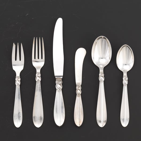 F. RIGAST DANISH STERLING FLATWARE