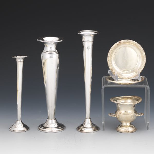 COLLECTION OF STERLING SILVER TABLE 2af287
