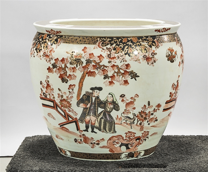 Chinese export-style painted porcelain